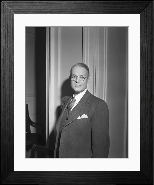 Framed Print : City Administrator Luther Gulick Framed Print : City Administrator Luther Gulick