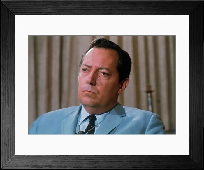 Framed Print : Attorney Jim Garrison in Pensive Mood Framed Print : Attorney Jim Garrison in Pensive Mood