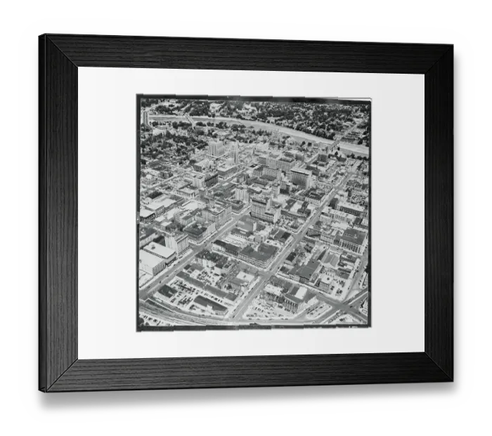 Framed Print : Aerial View of Dayton Framed Print : Aerial View of Dayton