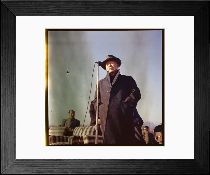 Framed Print : Portrait of Syngman Rhee of Korea in Seoul Framed Print : Portrait of Syngman Rhee of Korea in Seoul
