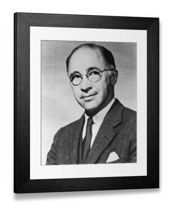 Framed Print : George Wald Professer At Harvard