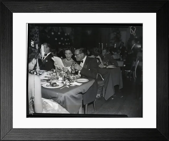 Framed Print : L. Sanford, W. Paleyt At Belmont Ball Framed Print : L. Sanford, W. Paleyt At Belmont Ball