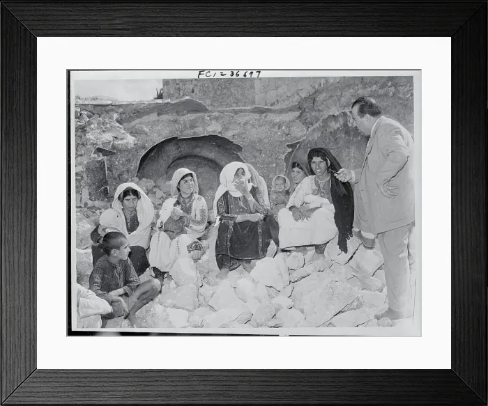 Framed Print : Arab Women with Children Framed Print : Arab Women with Children