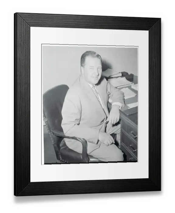 Framed Print : Portrait of Henry Ford II Framed Print : Portrait of Henry Ford II