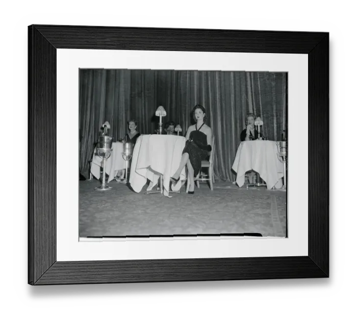 Framed Print : Mrs. Igor Cassini at Table Framed Print : Mrs. Igor Cassini at Table