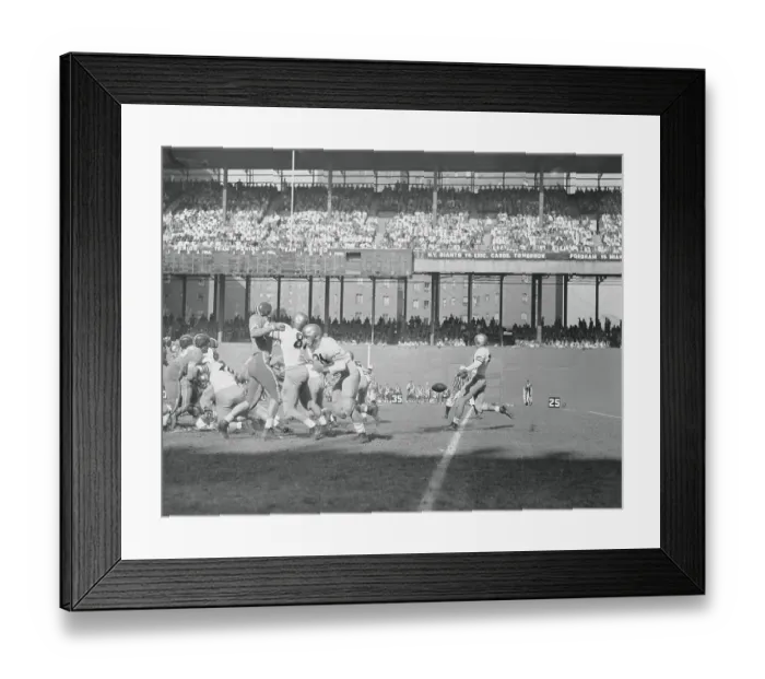 Framed Print : Action on the Football Field Framed Print : Action on the Football Field