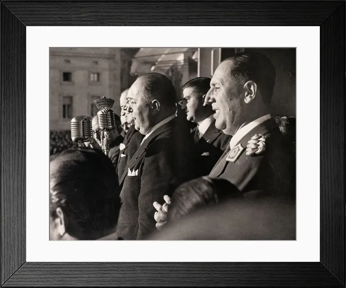 Framed Print : Anastasio Somoza Addressing Rally Framed Print : Anastasio Somoza Addressing Rally