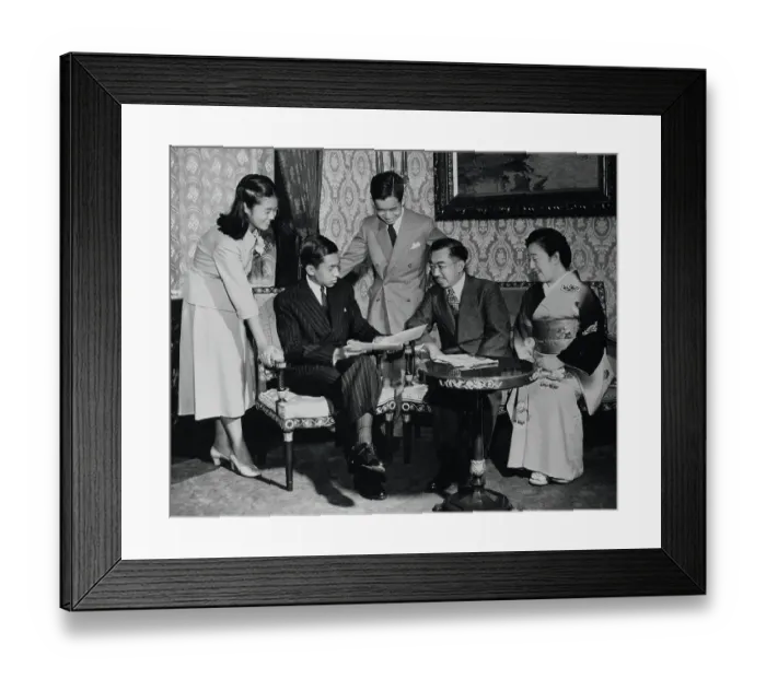 Framed Print : Japanese Royal Family at Home Framed Print : Japanese Royal Family at Home