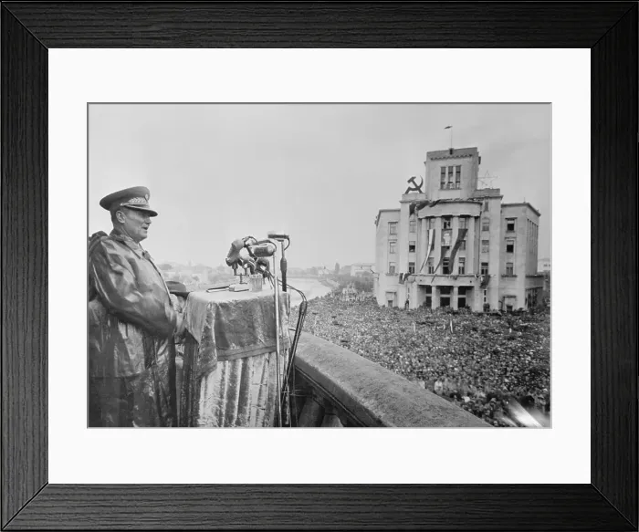 Framed Print : Portrait of Marshal Tito Framed Print : Portrait of Marshal Tito