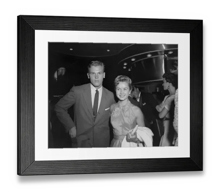 Framed Print : Debbie Reynolds and Tab Hunter Framed Print : Debbie Reynolds and Tab Hunter