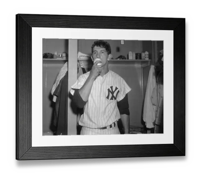 Framed Print : Baseball Legend Billy Martin Showing His Love of Baseball Framed Print : Baseball Legend Billy Martin Showing His Love of Baseball