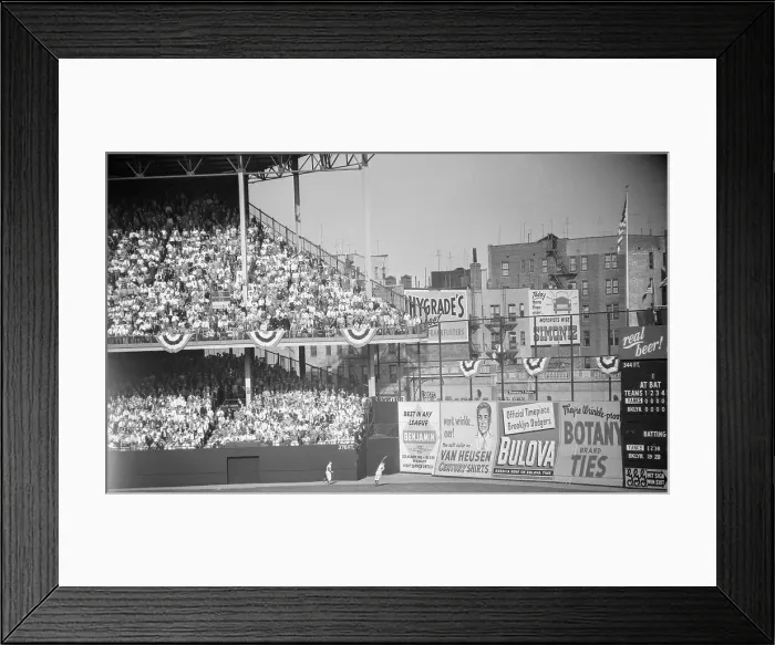 Framed Print : Carl Furillo Catching Baseball Framed Print : Carl Furillo Catching Baseball
