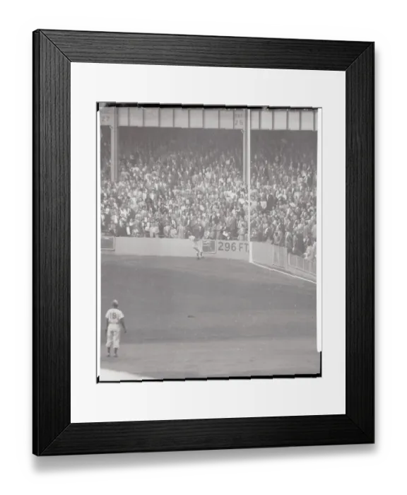 Framed Print : Carl Furillo Watching Home Run Ball Framed Print : Carl Furillo Watching Home Run Ball