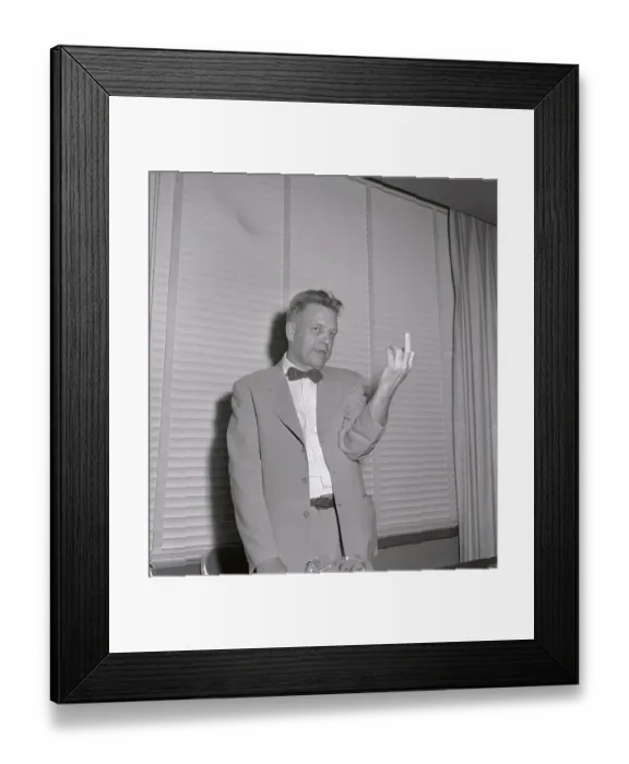Framed Print : Dr. Kinsey Lecturing Framed Print : Dr. Kinsey Lecturing