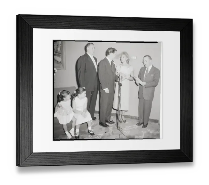 Framed Print : Rita Hayworth Getting Married Framed Print : Rita Hayworth Getting Married