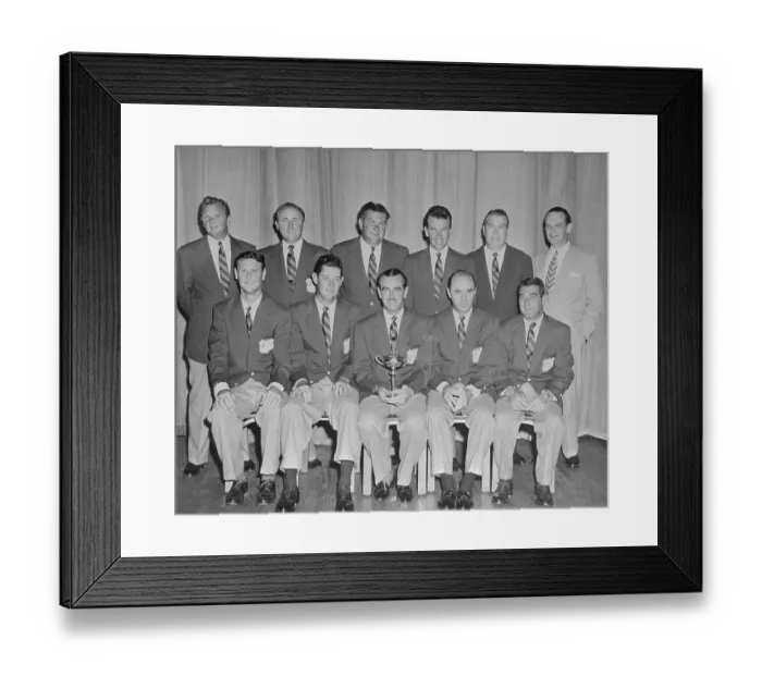 Framed Print : Ryder Cup Golf Team in 1953 Framed Print : Ryder Cup Golf Team in 1953