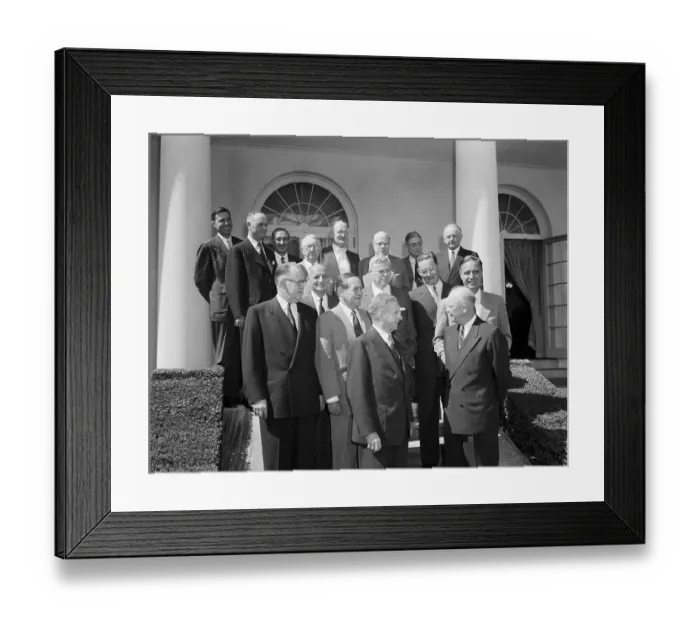 Framed Print : President Eisenhower Chatting with Members of Foreign Policy Commission Framed Print : President Eisenhower Chatting with Members of Foreign Policy Commission