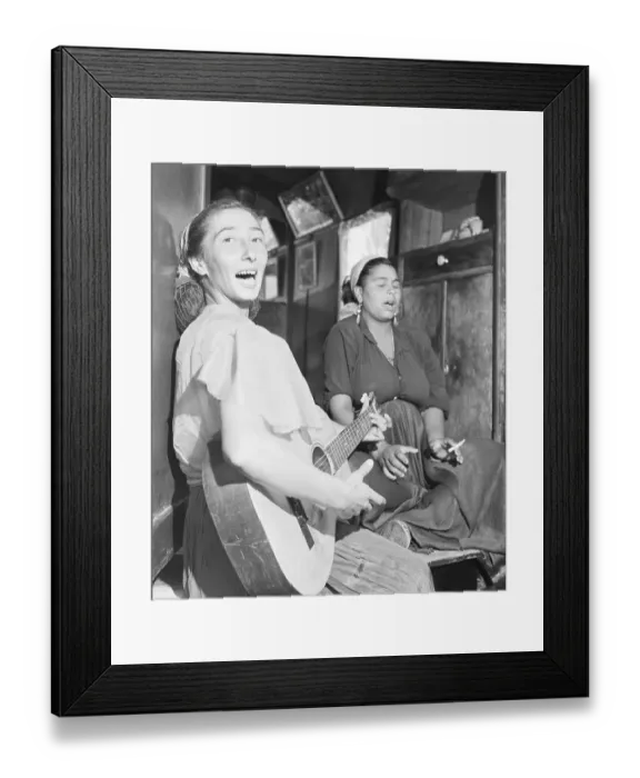 Framed Print : Gypsy Women Singing Framed Print : Gypsy Women Singing