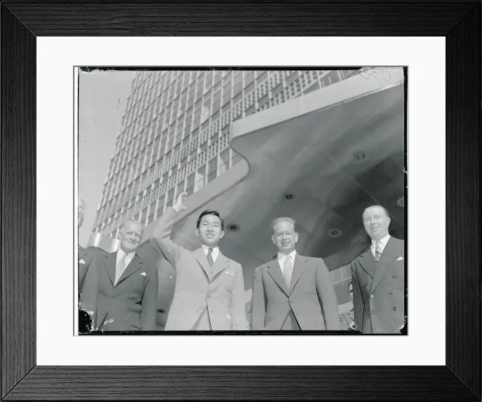 Framed Print : Prince Akihito at UN Framed Print : Prince Akihito at UN