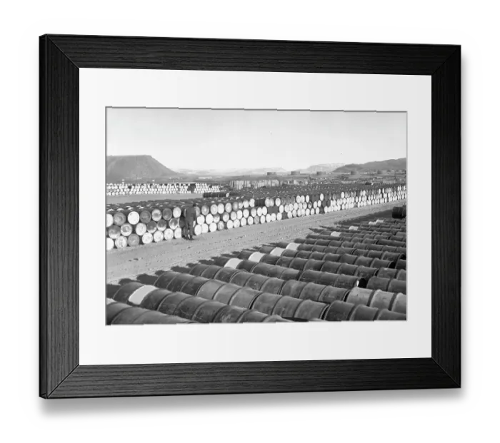 Framed Print : Thule Air Base Storage Yard Framed Print : Thule Air Base Storage Yard