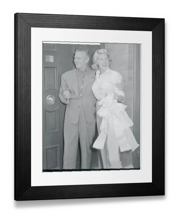 Framed Print : Portrait of Rosemary Clooney and Don Hartman Framed Print : Portrait of Rosemary Clooney and Don Hartman