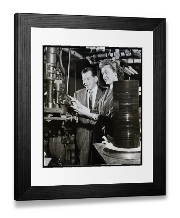 Framed Print : Rise Stevens And Emanual Sacks Framed Print : Rise Stevens And Emanual Sacks
