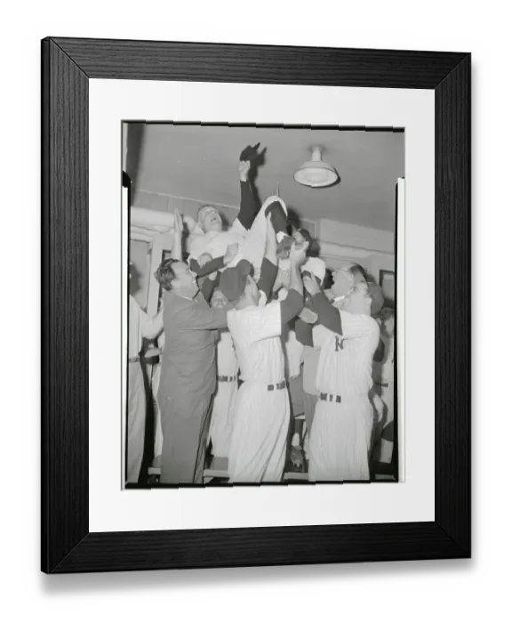 Framed Print : New York Yankees Lifting Casey Stengel Framed Print : New York Yankees Lifting Casey Stengel