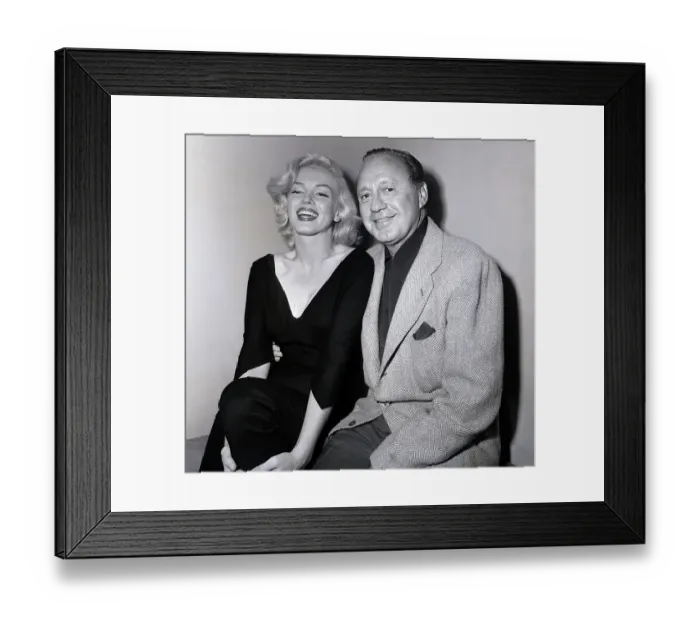 Framed Print : Jack Benny And Marilyn Monroe Seated Framed Print : Jack Benny And Marilyn Monroe Seated