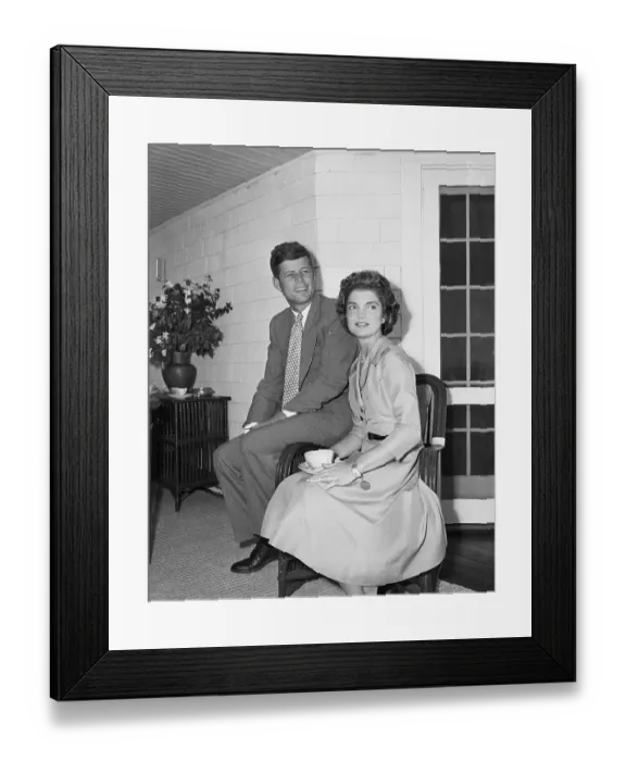 Framed Print : Jack And Jackie Annouce Wedding Framed Print : Jack And Jackie Annouce Wedding