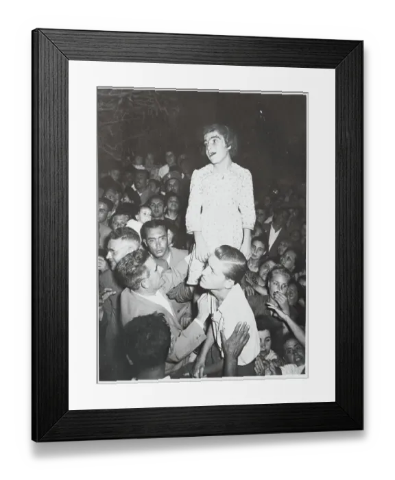 Framed Print : Children Looking at Statue Framed Print : Children Looking at Statue