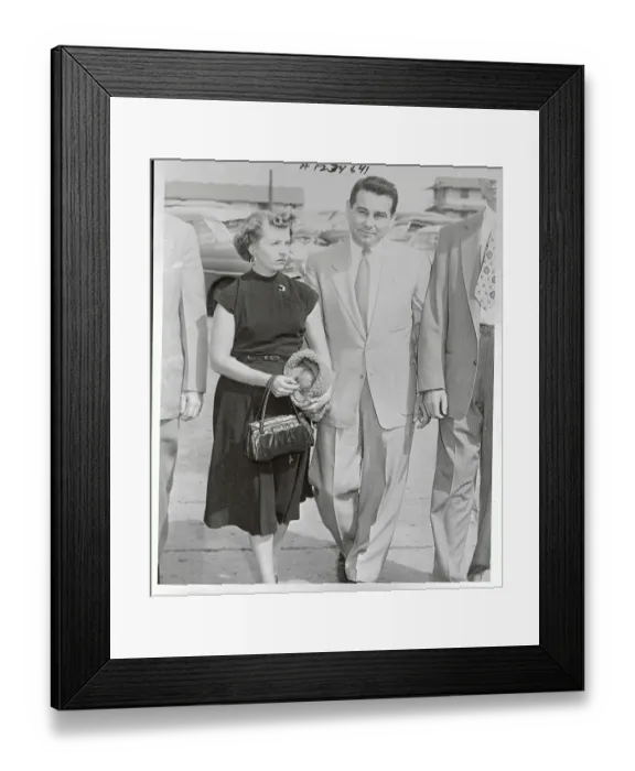 Framed Print : Portrait of Milo Radulovich and Wife Framed Print : Portrait of Milo Radulovich and Wife