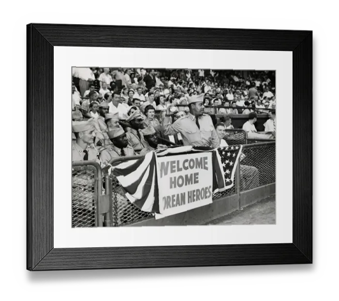 Framed Print : Former Prisoner Of War Opens Baseball Game Framed Print : Former Prisoner Of War Opens Baseball Game