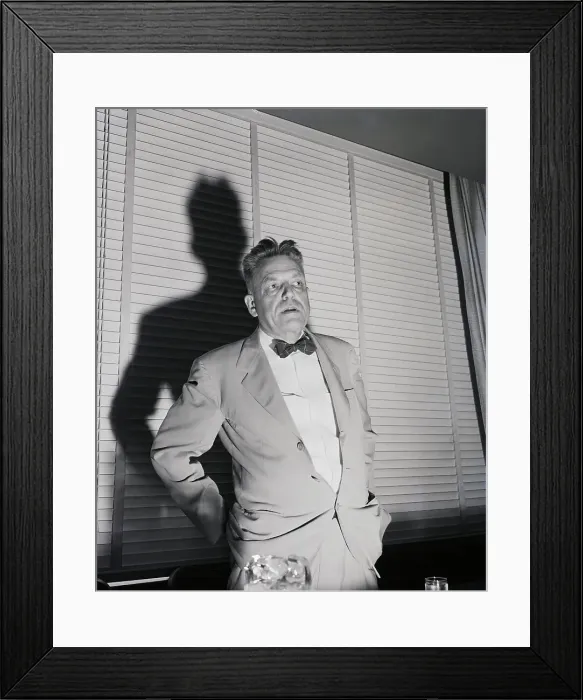 Framed Print : Dr. Alfred Kinsey in Press Conference Framed Print : Dr. Alfred Kinsey in Press Conference