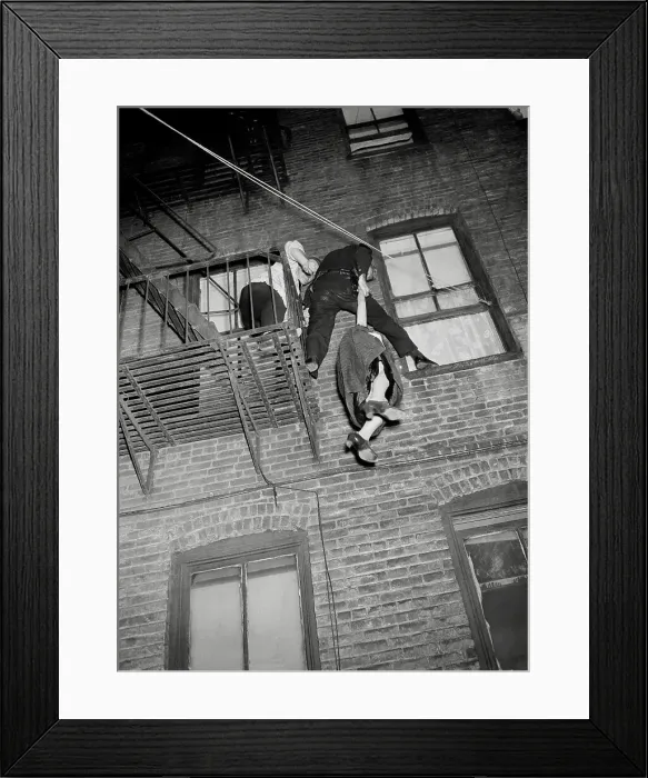 Framed Print : Police Officer Holding Attempted Suicide Framed Print : Police Officer Holding Attempted Suicide