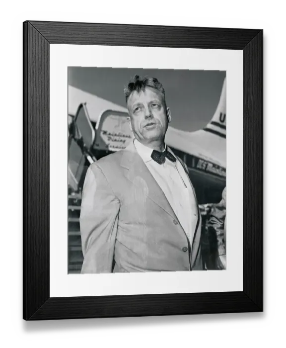 Framed Print : Portrait of Dr. Alfred Kinsey Framed Print : Portrait of Dr. Alfred Kinsey