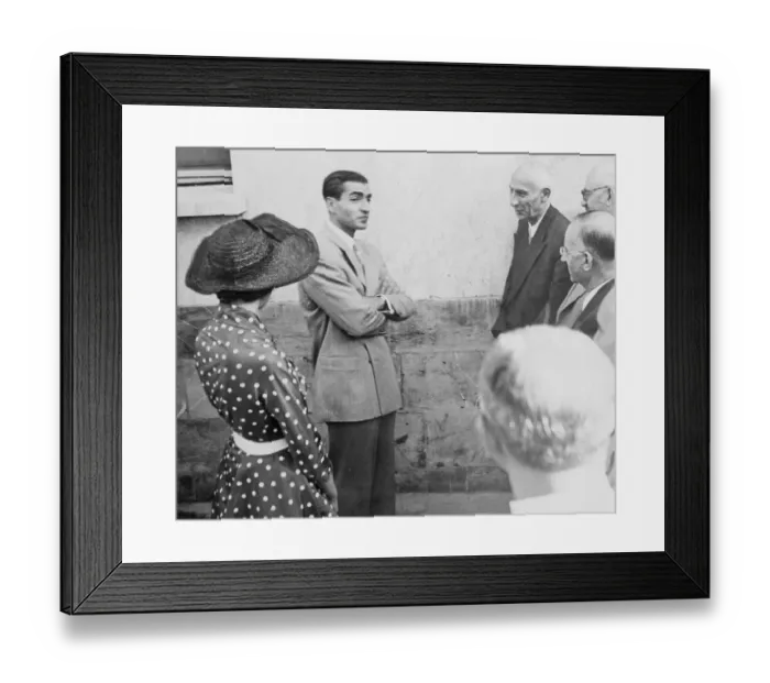 Framed Print : Mohammed Pahlavi and Empress Soraya Chatting with Mohammed Mossadegh Framed Print : Mohammed Pahlavi and Empress Soraya Chatting with Mohammed Mossadegh