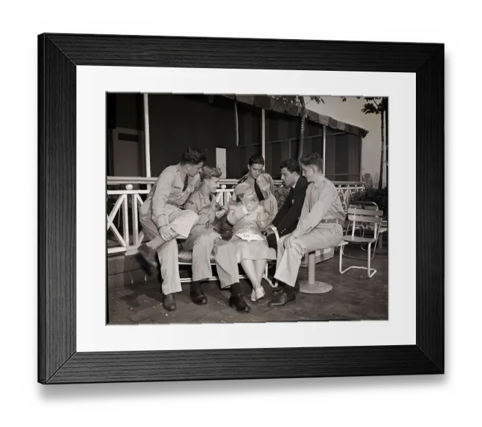 Framed Print : Madame Gokoen Escorting Male Fliers Framed Print : Madame Gokoen Escorting Male Fliers