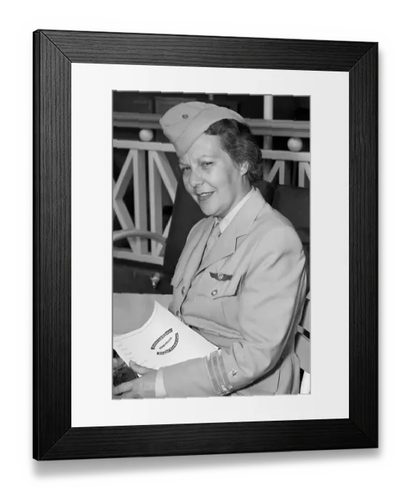 Framed Print : Turkish Air Force Pilot Sahiba Gokcen