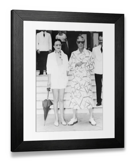 Framed Print : Duke and Duchess of Windsor Vacationing in Italy Framed Print : Duke and Duchess of Windsor Vacationing in Italy