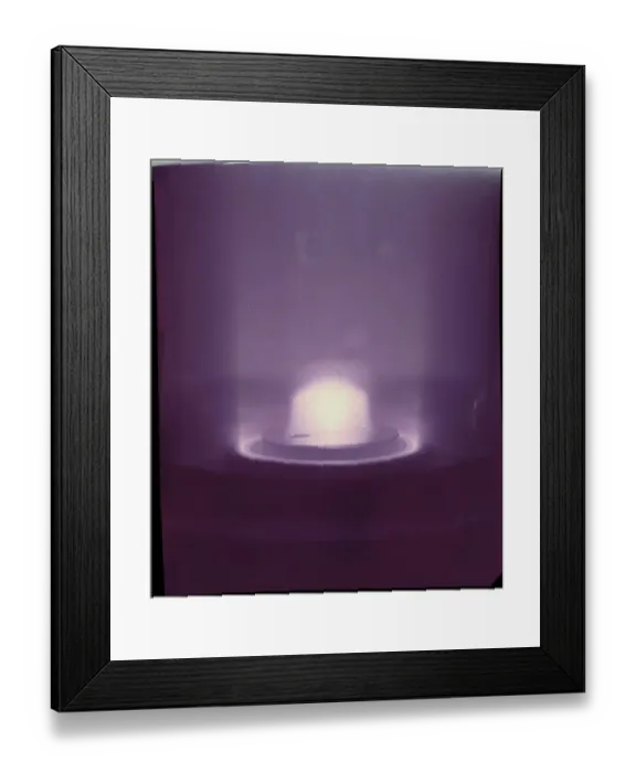 Framed Print : Portrait of an Anode Globe Framed Print : Portrait of an Anode Globe