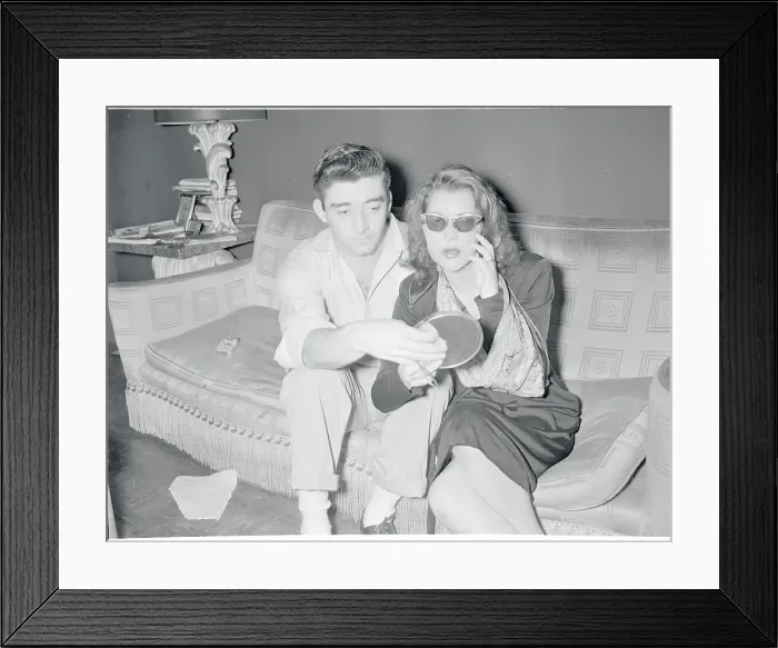 Framed Print : Diana Barrymore with John McNeill Framed Print : Diana Barrymore with John McNeill