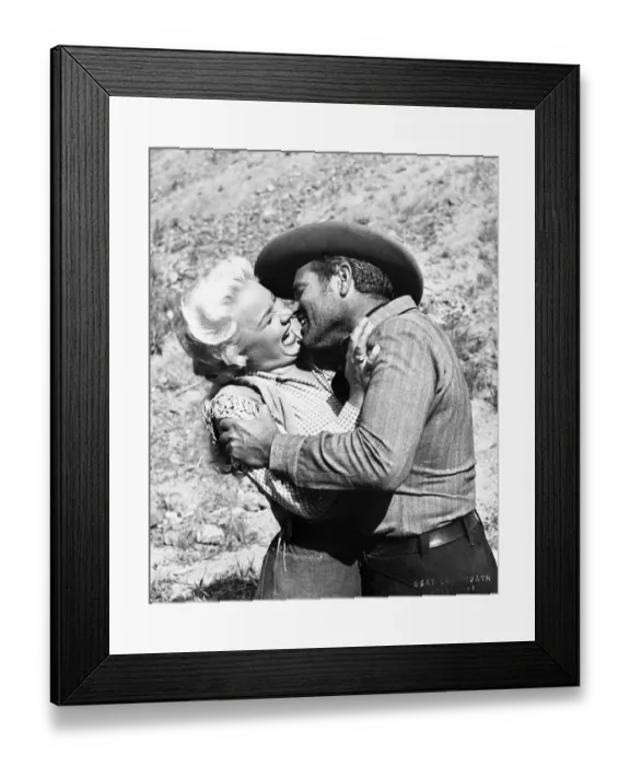Framed Print : Barbara Payton and Tom Neal in Scenes from The Great Jesse James Raid Framed Print : Barbara Payton and Tom Neal in Scenes from The Great Jesse James Raid