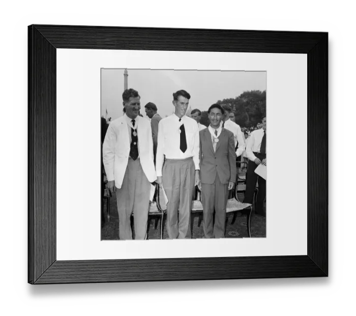Framed Print : Edmund Hillary with John Hunt and Tenzing Norgay Framed Print : Edmund Hillary with John Hunt and Tenzing Norgay