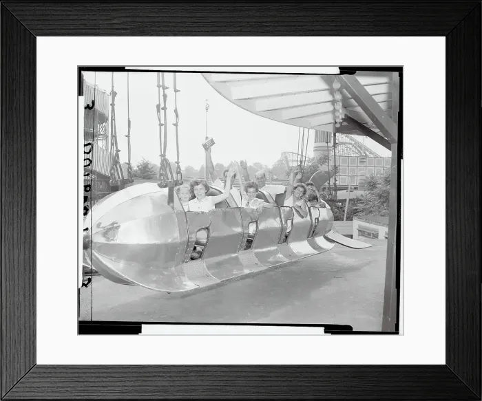 Framed Print : Enjoying the Boomerang Ride Framed Print : Enjoying the Boomerang Ride