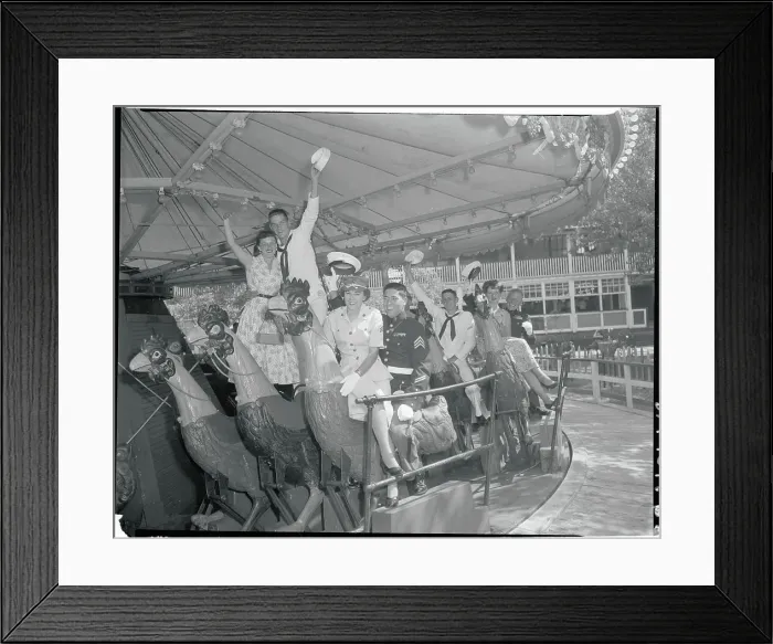 Framed Print : Soldiers Sailors And Civilians Cheer Framed Print : Soldiers Sailors And Civilians Cheer