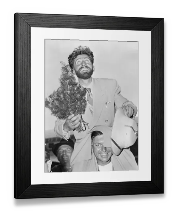 Framed Print : Celebration for Herman Buhl Framed Print : Celebration for Herman Buhl