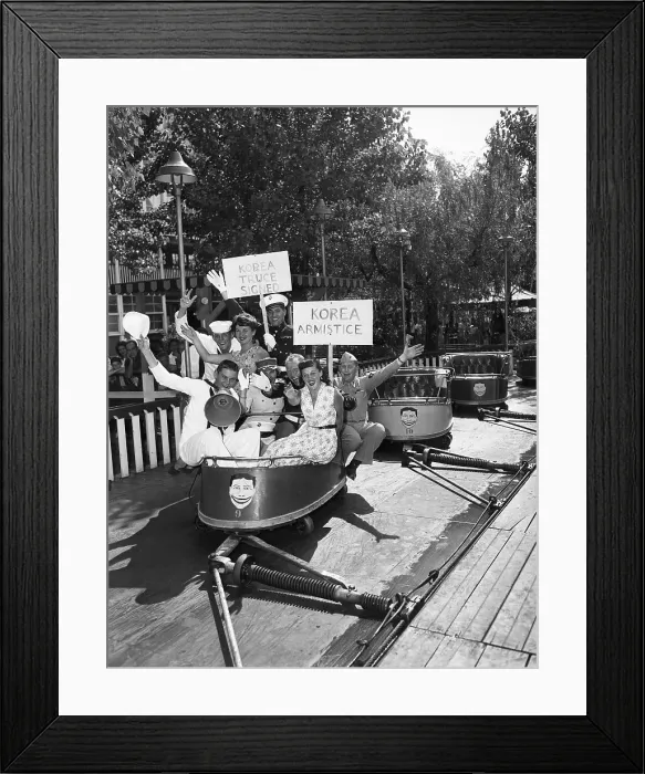 Framed Print : Military Couples At Coney Island Framed Print : Military Couples At Coney Island