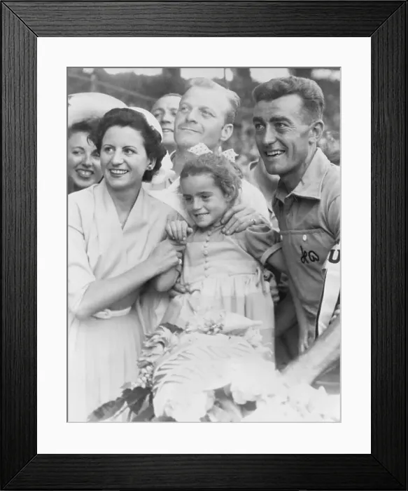 Framed Print : Louison Bobet, Winner of the 1953 Tour de France Framed Print : Louison Bobet, Winner of the 1953 Tour de France