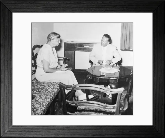 Framed Print : Eleanor Roosevelt with Yugoslavia Leader Marshal Tito Framed Print : Eleanor Roosevelt with Yugoslavia Leader Marshal Tito