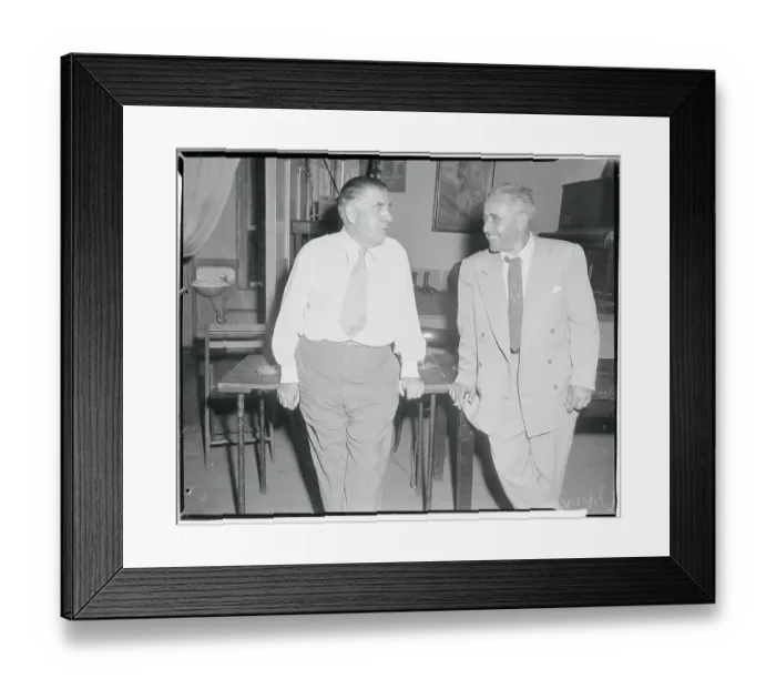 Framed Print : Joseph Ryan with Anthony Anastasia